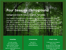 Tablet Screenshot of fourseasonscampground.net